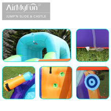 Load image into Gallery viewer, AirMyFun Inflatable Bounce House, Jumping Castle with Water &amp; Slide, Idea Playhouse for Kids Outdoor (Water Park Theme)
