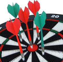 Load image into Gallery viewer, 42CM Safety Dart Board Game Set with 6 Rubber Tip Darts, Indoor Outdoor Party Games,Office Relaxing Sport, Sports Gifts
