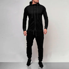 Load image into Gallery viewer, 2 pieces Autumn Running tracksuit men Sweatshirt Sports Set Gym Clothes
