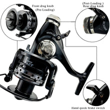 Load image into Gallery viewer, Double Brake Reel Spinning Reel Gear Ratio 5.2:1 Reels carretilhas de pesca
