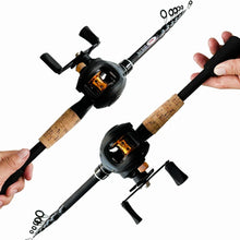 Load image into Gallery viewer, Mini Telescopic Rock Fishing Rod Feeder Carbon Fiber Fishing 1.5m 1.8m 2.1m 2.4m Ball Bearing 19+1BB Fishing Reel Kit
