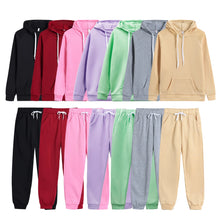 Load image into Gallery viewer, Women&#39;s Sweats Set Soft Pullovers Casual Sport Versatile Fashion 2024 New Comfortable High-quality Daily Two Piece Matching Sets
