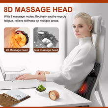 Load image into Gallery viewer, Back Massager Acupressure Back and Neck Massager Electric Pillow with Deep Massage for Back, Neck, Shoulders, Body Muscle Pain.
