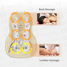 Load image into Gallery viewer, LEK Car Home Office Massage Cushion with Heating Kneading Airbag Massage Chair Shiatsu Massge Pad
