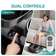 Load image into Gallery viewer, Foot Massager Heating Therapy Hot Compression Shiatsu Knead Roller Muscle Relaxation Pain Relief Electric Foot Massage Machine
