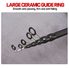 Load image into Gallery viewer, Baitcasting Lure Fishing Rod Spinning Telescopic 8g-25g Wooden Handle Carbon Casting Fishing Tackle Professional Light-weight
