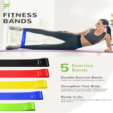 Load image into Gallery viewer, New 150lb Fitness Resistance Bands Set Yoga Elastic Band Booty Belt Training Loops Bands Workout Gym Equipment   Bodybuilding
