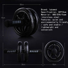 Load image into Gallery viewer, AB Roller Wheel Roller Keep Fit Wheels Home Crunch Artifact No Noise Abdominal Training Equipment for Gym Strength Workouts
