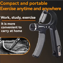 Load image into Gallery viewer, 5-60kg Adjustable Hand Grip Strength Strengthener Trainer Full Set With Counter Wrist Forearm And Hand Exerciser For Muscle
