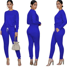 Load image into Gallery viewer, two piece set women 2 piece set stacked leggings clothes for women outfits stacked pants tracksuit female fall clothes 2024
