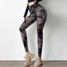 Load image into Gallery viewer, Women High-waist Leggings High-waist Pants for Women Tummy Control Tie Dye Yoga Leggings for Women High Waist Gym for Sports
