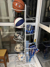 Load image into Gallery viewer, Home Indoor Children&#39;s Basketball Football Volleyball Badminton Racket Storage
