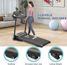 Load image into Gallery viewer, Folding Electric Treadmill with Incline 2.5HP Energy Saving
