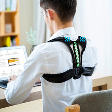 Load image into Gallery viewer, Adjustable Back Shoulder Posture Corrector Belt Clavicle Spine Support Reshape Your Body Home Office
