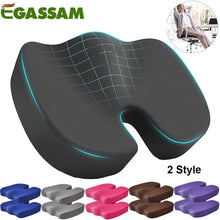 Load image into Gallery viewer, Seat Cushions for Office Chairs,Memory Foam Coccyx Cushion Pads for Tailbone Pain,Sciatica Relief Pillow,Correct Sitting Posture
