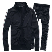 Load image into Gallery viewer, Men&#39;s Sets Sportswear Autumn 2 Piece Sets Sports Suit Men Jacket + Pants Sweatsuit Male Jogging Sporting Training Tracksuit Men
