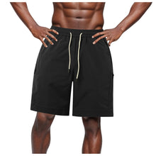 Load image into Gallery viewer, Summer Drawstring Men&#39;S Shorts Fashion Solid Color Loose Casual Shorts Sweatpants Wide Leg High Waist Gym Running Short Pants
