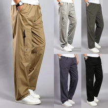 Load image into Gallery viewer, Cargo Pants For Men Versatile Sweatpants Breathable Loose Fit Baggy Straight Leg Pants Athletic Jogger Pant Ropa Hombre
