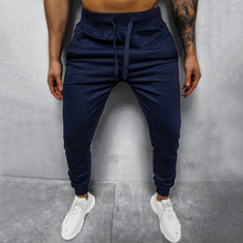 Load image into Gallery viewer, Mens Hip Hop Pencil Pants Casual Solid Color Lace-Up Workwear Pants Outdoor Men Jogger Sweatpants Streetwear Men Trousers
