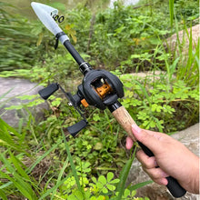 Load image into Gallery viewer, Mini Telescopic Rock Fishing Rod Feeder Carbon Fiber Fishing 1.5m 1.8m 2.1m 2.4m Ball Bearing 19+1BB Fishing Reel Kit
