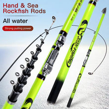 Load image into Gallery viewer, Carbon Fiber 3.6M 4.5M 5.4M 6. Spinning Fishing Rod M Power Telescopic Fishing Rod Surf Spinning Carp Feeder Rod
