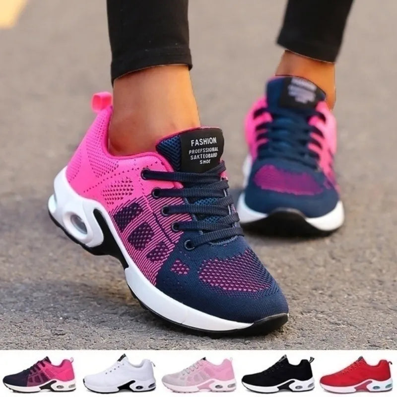 Women Sneakers Platform Mesh Light Weight Casual Sports Shoes for Women Shoes Size 43
