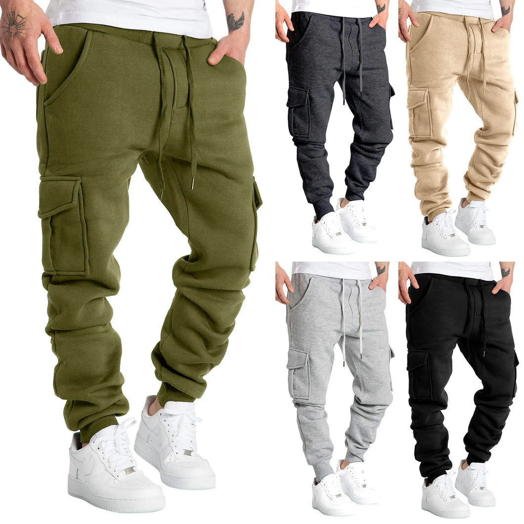 Men Cargo Pants Trousers Joggers Overalls Male Casual Pocket Sport Pants Harajuku Men's Trouser Streetwear Pantalones Hombre