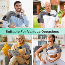 Load image into Gallery viewer, Electric Heating Vibration Massage Shoulder Brace Support Belt  Joint Injury Rehabilitation Pad Thermal Massage Equipment
