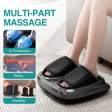 Load image into Gallery viewer, Foot Massager Heating Therapy Hot Compression Shiatsu Knead Roller Muscle Relaxation Pain Relief Electric Foot Massage Machine
