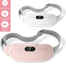 Load image into Gallery viewer, Menstrual Heating Pad Smart Warm Palace Belt Relief Waist Pain Cramps Vibrating Abdominal Massager Electric Waist Belt Device
