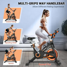 Load image into Gallery viewer, Bike, WENOKER Indoor Cycling Bike/Stationary Bike for Home, Indoor Bike with Silent Belt Drive, Heavy Flywheel and LCD
