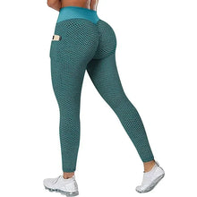 Load image into Gallery viewer, Women&#39;s Casual Fitness Trousers High Waist Pocket Leggings Scrunch Butt Workout Tights Push Up Yoga Gym Leggings S-3XL
