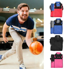 Load image into Gallery viewer, Bowling Ball Handbag, 10 Pin Bowling Shoes Towel Water Bottle Storage Bag, Professional Bowling 18L Large Capacity Carrying Bag
