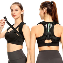 Load image into Gallery viewer, Adjustable Back Shoulder Posture Corrector Belt Clavicle Spine Support Reshape Your Body Home Office
