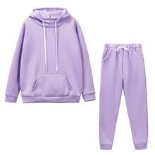 Load image into Gallery viewer, Women&#39;s Sweats Set Soft Pullovers Casual Sport Versatile Fashion 2024 New Comfortable High-quality Daily Two Piece Matching Sets
