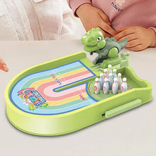 Load image into Gallery viewer, Table Top Bowling Game Dinosaur Bowling Toy Tabletop Games Fun Mini Board Games Bowling Set Interactive Kids Toys For Men Women
