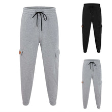 Load image into Gallery viewer, 2024 Spring Fall Harem Pants Men Multi-Pockets Elastic Waist Drawstring Casual Joggers Sweatpants Male Loose Straight Trousers
