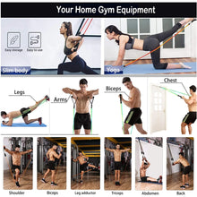 Load image into Gallery viewer, 360lbs Fitness Exercises Resistance Bands Set Elastic Tubes Pull Rope Yoga Band Training Workout Equipment for Home Gym Weight
