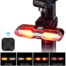 Load image into Gallery viewer, Smart Bike Rear Light Wireless Remote Control Bike Turning Signal
