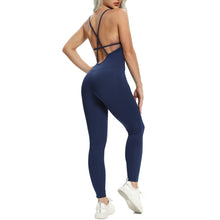 Load image into Gallery viewer, 2023 New Women&#39;s Yoga Fitness Backless Overalls Bodysuit
