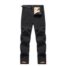Load image into Gallery viewer, Men Outdoor Pants Waterproof Trekking Pants Hiking and Camping Fur lined Outside Sports Trousers
