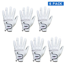 Load image into Gallery viewer, 6 PCS Golf Gloves Men&#39;s Golf Glove Soft Breathable Pure Sheepskin Genuine Leather Slip-Resistant
