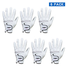 Load image into Gallery viewer, 6 PCS Golf Gloves Men&#39;s Golf Glove Soft Breathable Pure Sheepskin Genuine Leather Slip-Resistant
