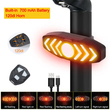 Load image into Gallery viewer, Smart Bike Rear Light Wireless Remote Control Bike Turning Signal
