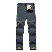 Load image into Gallery viewer, Men Outdoor Pants Waterproof Trekking Pants Hiking and Camping Fur lined Outside Sports Trousers
