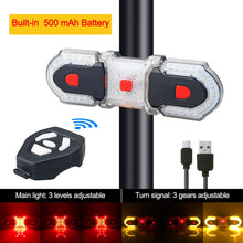 Load image into Gallery viewer, Smart Bike Rear Light Wireless Remote Control Bike Turning Signal
