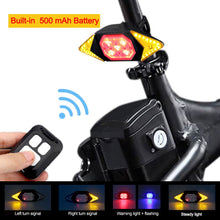 Load image into Gallery viewer, Smart Bike Rear Light Wireless Remote Control Bike Turning Signal
