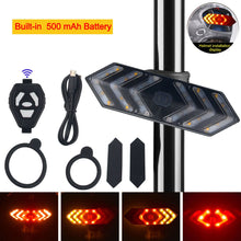 Load image into Gallery viewer, Smart Bike Rear Light Wireless Remote Control Bike Turning Signal
