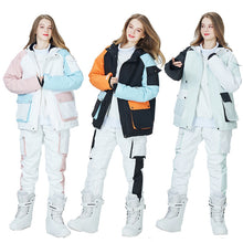 Load image into Gallery viewer, -30 New Color Matching Men or Women Snow Suit Jackets Snowboarding Clothing Ski Costumes
