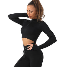 Load image into Gallery viewer, Gym Clothing Workout Clothes for Women Tracksuit Gym Set High Waist Sport Outfit
